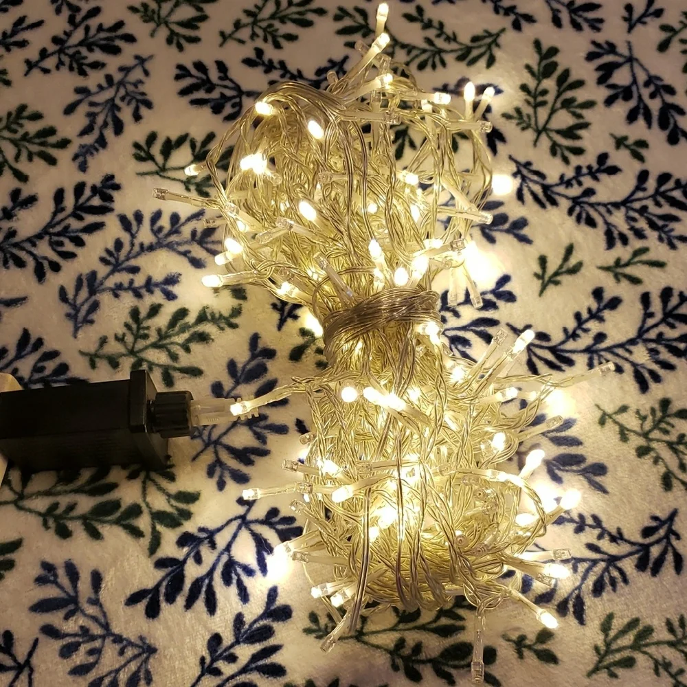 Source Unknown Soft White Holiday String Lights